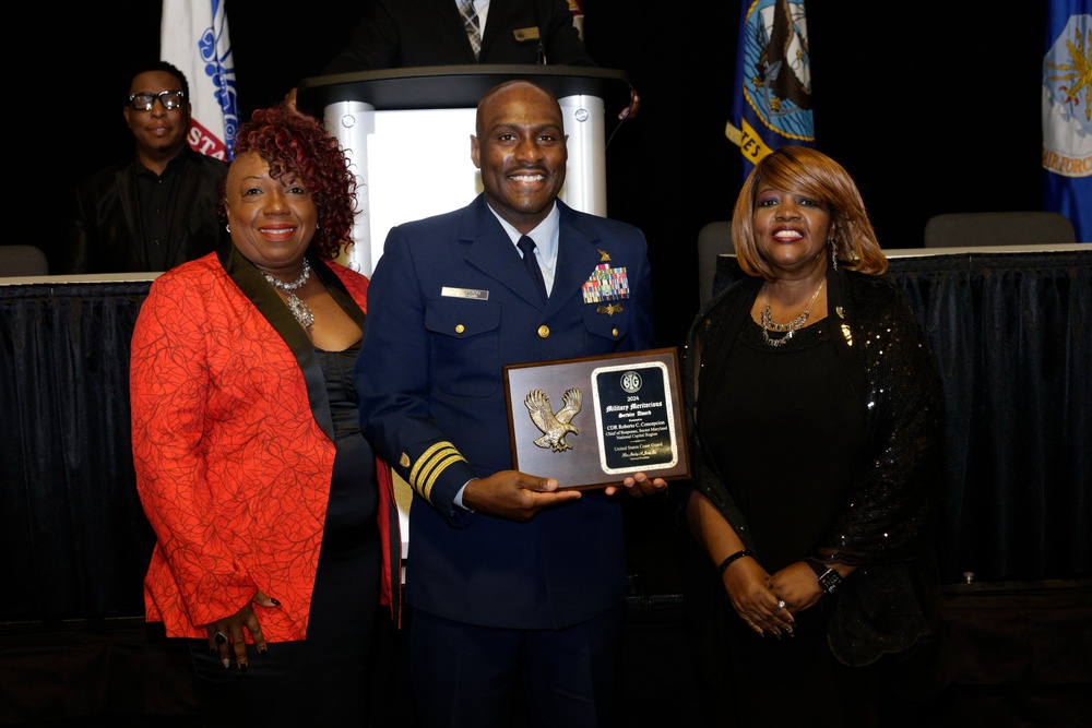 U.S. Coast Guard Cmdr. Roberto Concepcion earns 2024 Blacks in Government Award