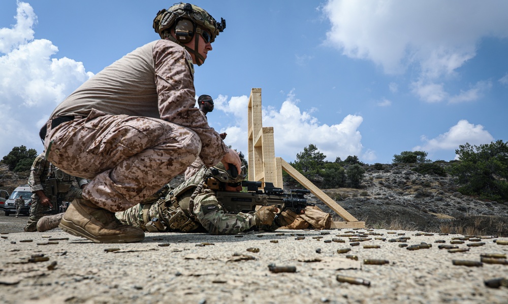 24th MEU (SOC) and Cypriot National Guard Bilateral Range in Limassol, Cyprus