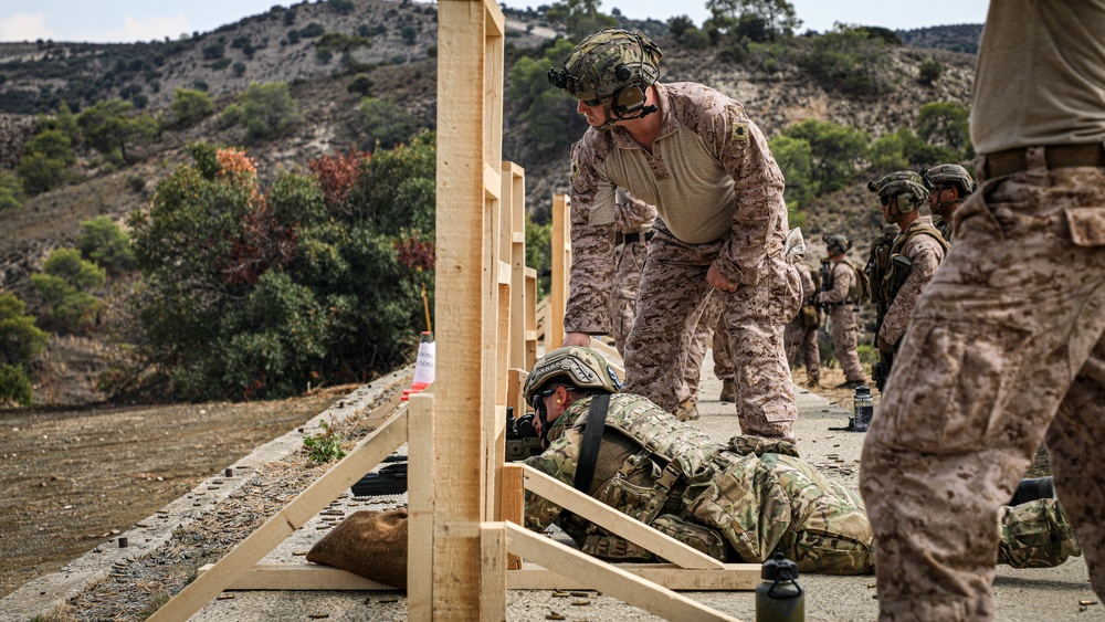 24th MEU (SOC) and Cypriot National Guard Bilateral Range in Limassol, Cyprus