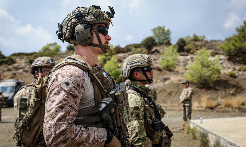 24th MEU (SOC) and Cypriot National Guard Bilateral Range in Limassol, Cyprus