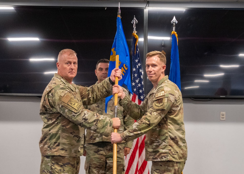 104th Fighter Wing Maintenance Operations Flight holds change of command