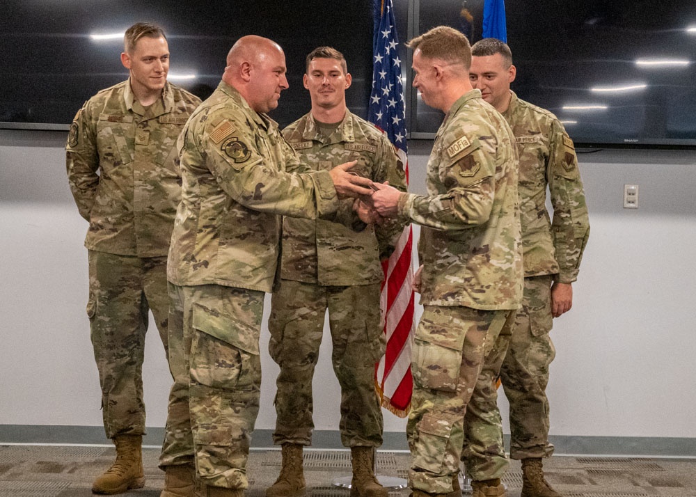 104th Fighter Wing Maintenance Operations Flight holds change of command