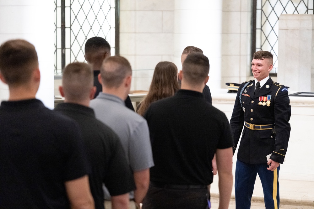 Sentinel U.S. Army Spc. Adam Platt Last Walk at the Tomb of the Unknown Soldier