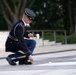 Sentinel U.S. Army Spc. Adam Platt Last Walk at the Tomb of the Unknown Soldier