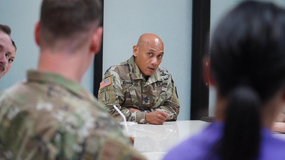 CSM Bumanglag Wright-Patterson visit