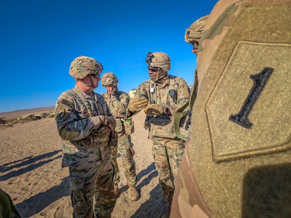 Army senior sustainer sees modernization in action at NTC, Fort Irwin