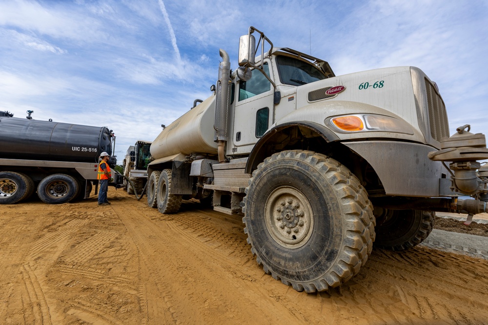 Chipping away old concrete to preserve Montgomery Dam piers for the future