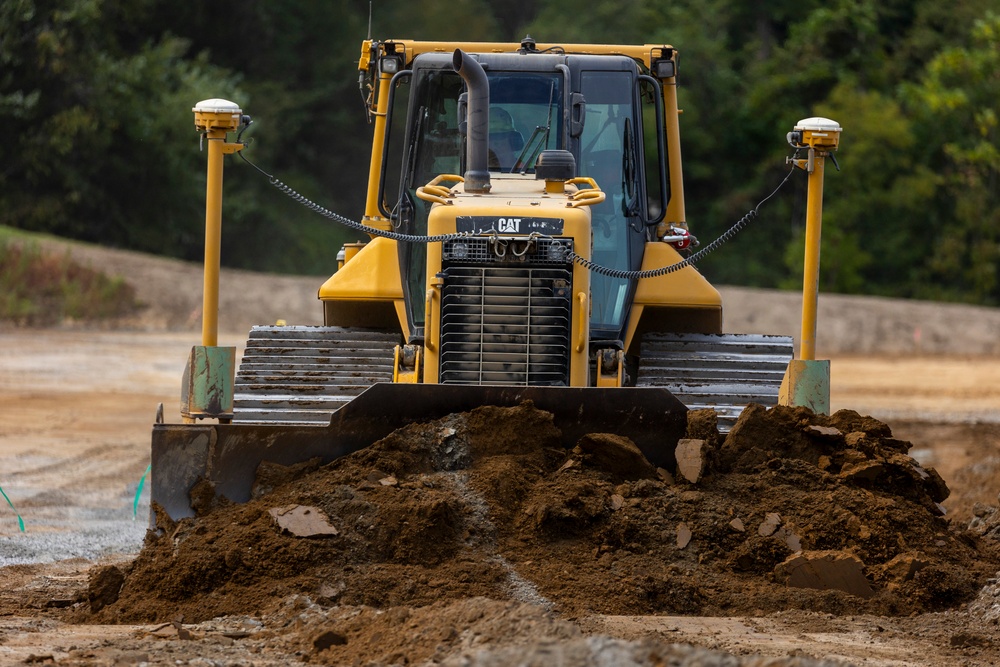 Chipping away old concrete to preserve Montgomery Dam piers for the future