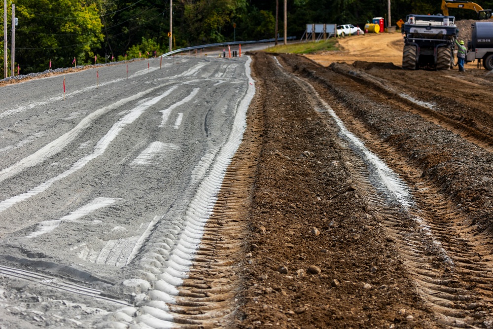 Chipping away old concrete to preserve Montgomery Dam piers for the future