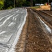 Chipping away old concrete to preserve Montgomery Dam piers for the future