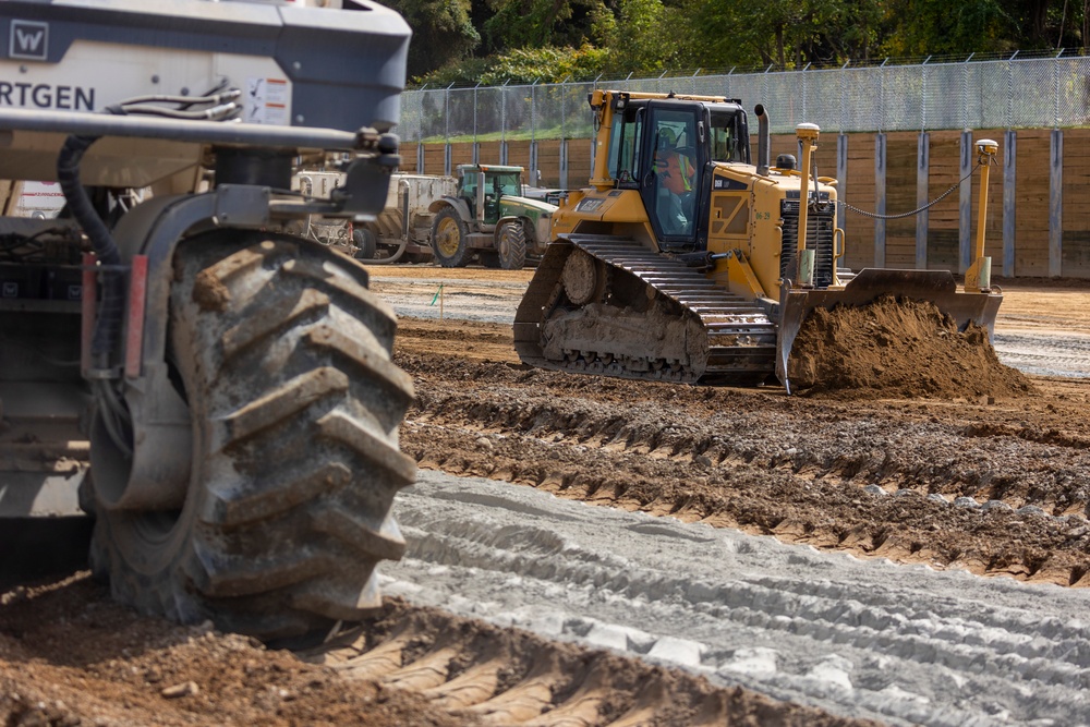 Chipping away old concrete to preserve Montgomery Dam piers for the future