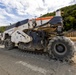 Chipping away old concrete to preserve Montgomery Dam piers for the future