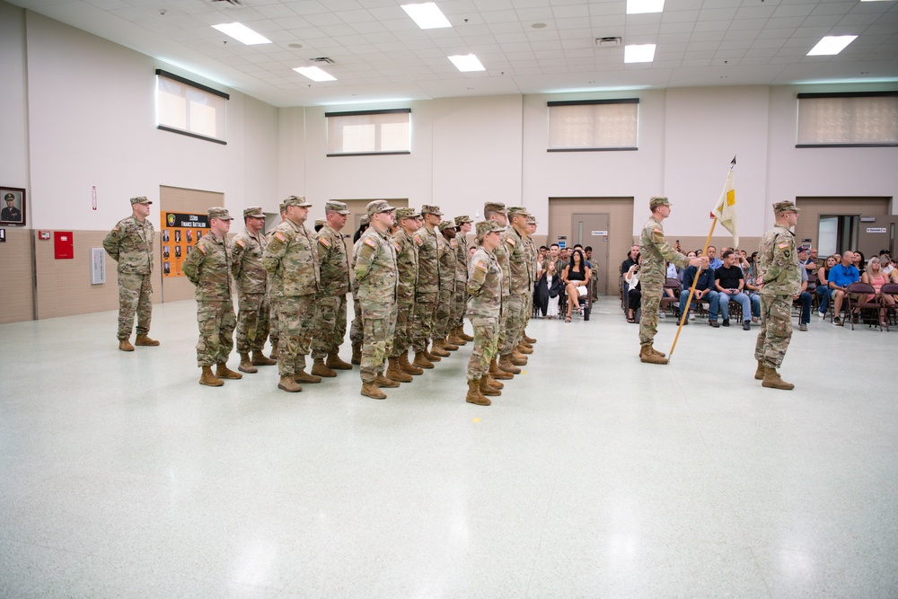 153rd Financial Management Support Battalion Holds Deployment Ceremony