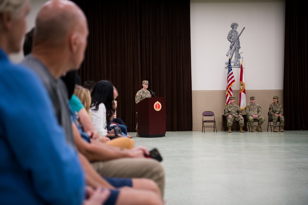 153rd Financial Management Support Battalion Holds Deployment Ceremony
