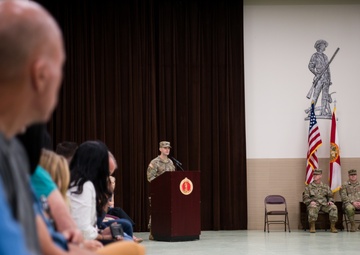 153rd Financial Management Support Battalion Holds Deployment Ceremony