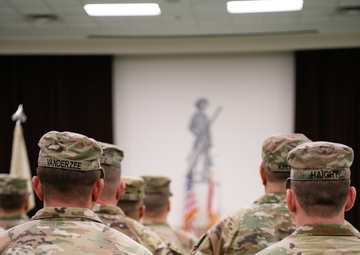 153rd Financial Management Support Battalion Holds Deployment Ceremony