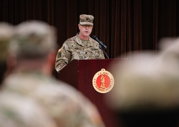 153rd Financial Management Support Battalion Holds Deployment Ceremony