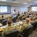 401st AFSB command and staff brief incoming Soldiers at the Armed Forces Reserve Center