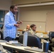 401st AFSB command and staff brief incoming Soldiers at the Armed Forces Reserve Center