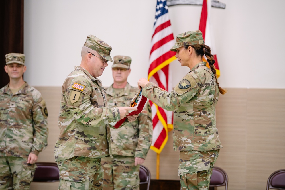 153rd Financial Management Support Battalion Holds Deployment Ceremony