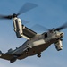 Six MV-22B Ospreys and two KC-130J Super Hercules conduct simulated deployment at FAFB