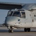 Six MV-22B Ospreys and two KC-130J Super Hercules conduct simulated deployment at FAFB