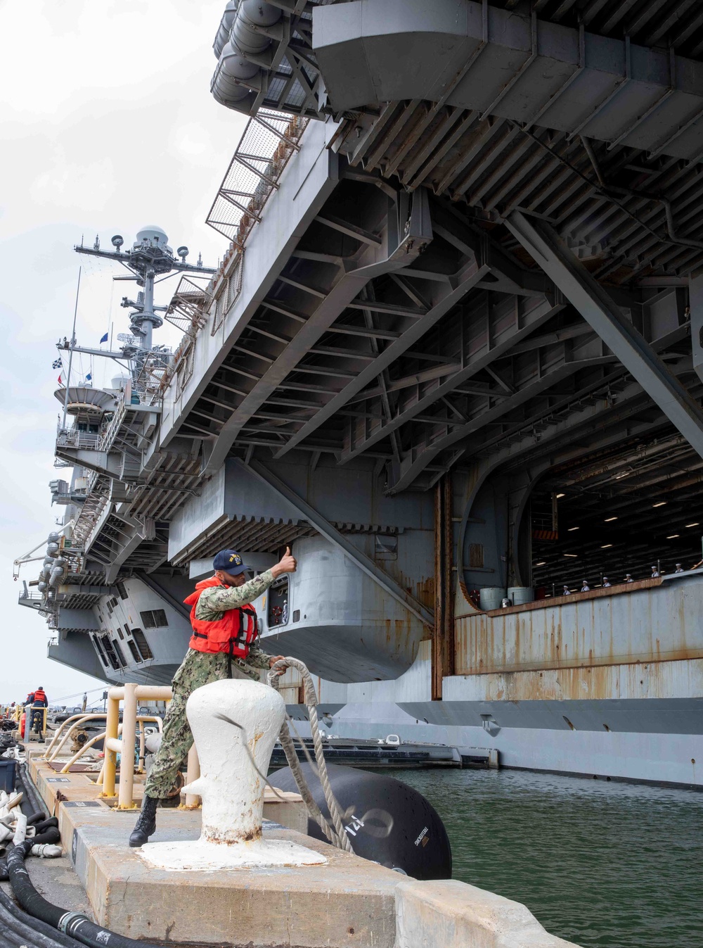 USS Harry S. Truman departure from Naval Station Norfolk