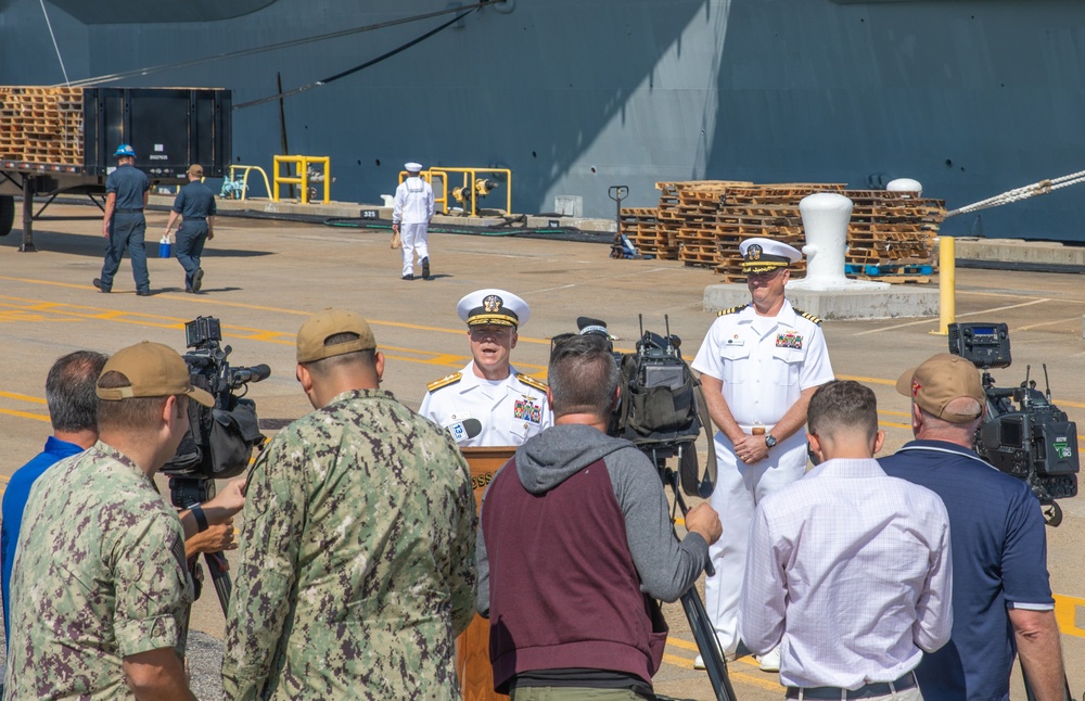 Truman Departs Naval Station Norfolk