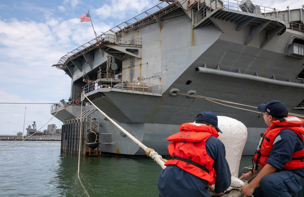 Truman Departs Naval Station Norfolk