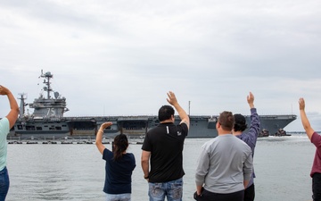 Truman Departs Naval Station Norfolk