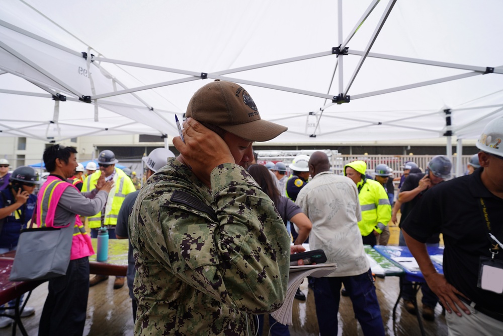 Pearl Harbor Naval Shipyard Hosts On Site Incident Command Post Exercise