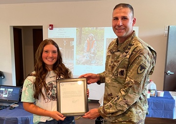 Local teen breaks white-tailed deer state record at Red River