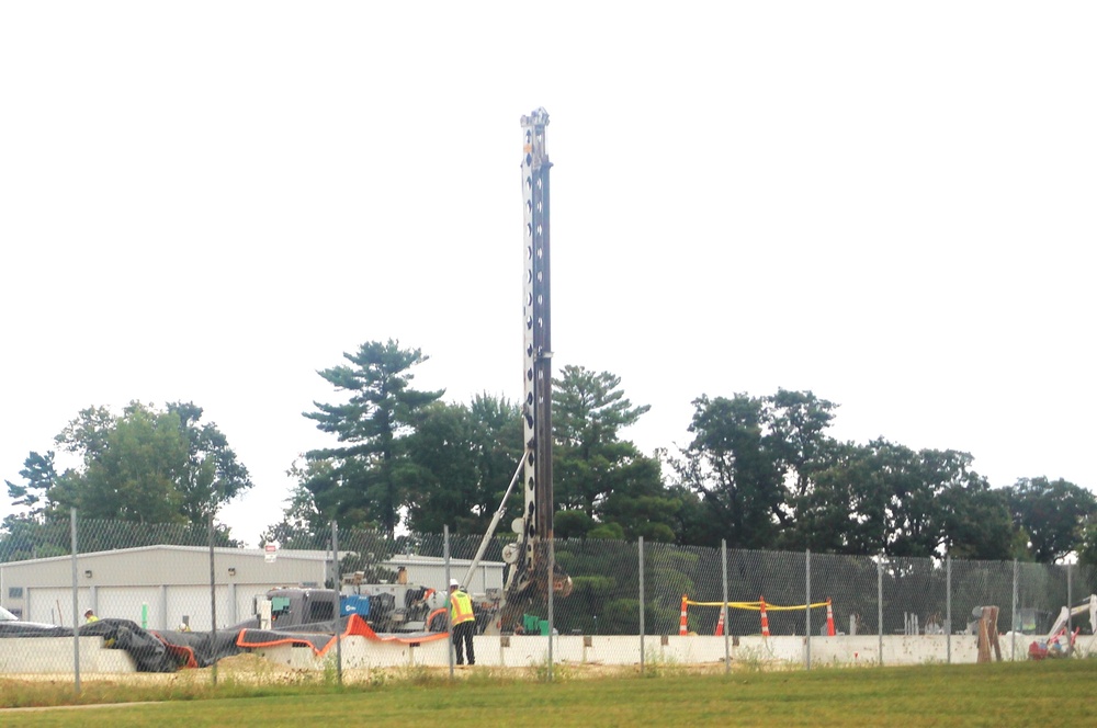 September 2024 construction operations for fiscal year 2023-funded barracks project at Fort McCoy