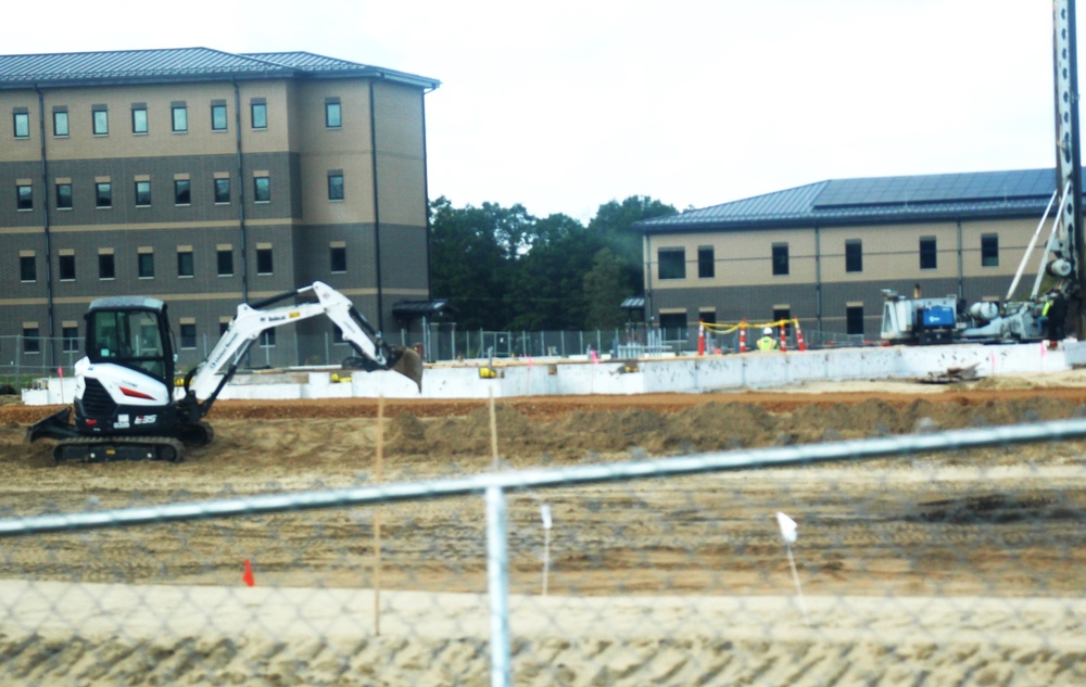 September 2024 construction operations for fiscal year 2023-funded barracks project at Fort McCoy