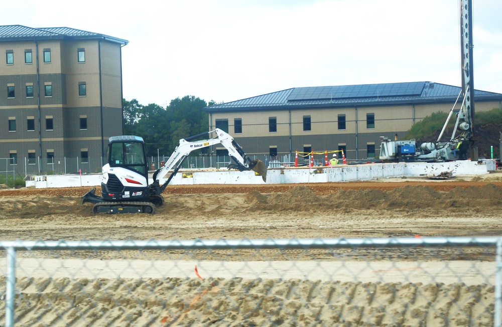 September 2024 construction operations for fiscal year 2023-funded barracks project at Fort McCoy