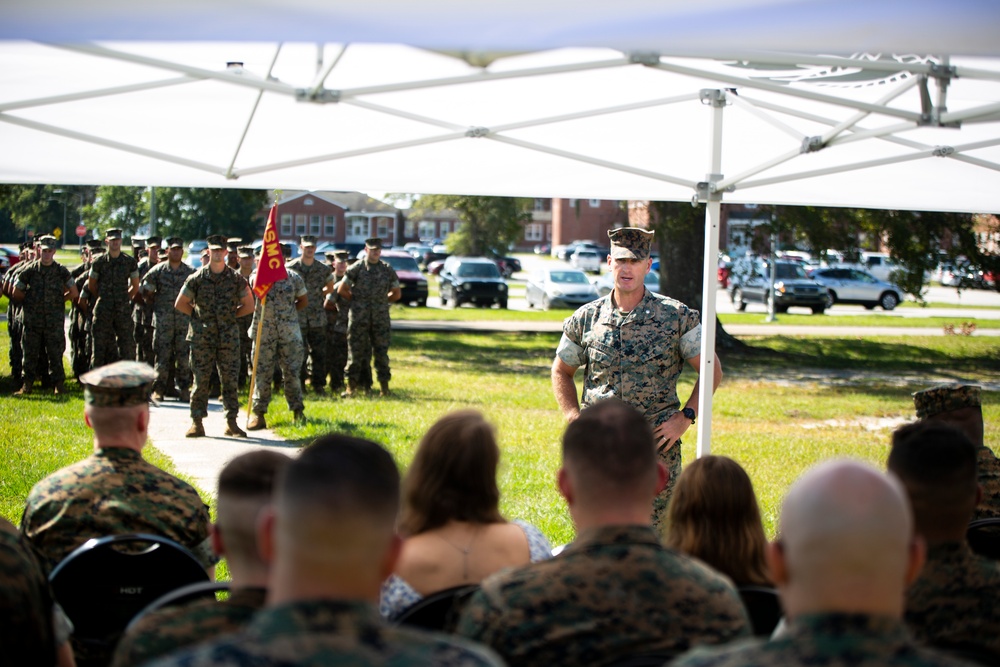 II MSB Headquarters and Service Company Change of Command