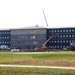 September 2024 construction operations for Fort McCoy South Barracks Project