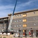 September 2024 construction operations for Fort McCoy South Barracks Project