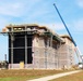 September 2024 construction operations for Fort McCoy South Barracks Project