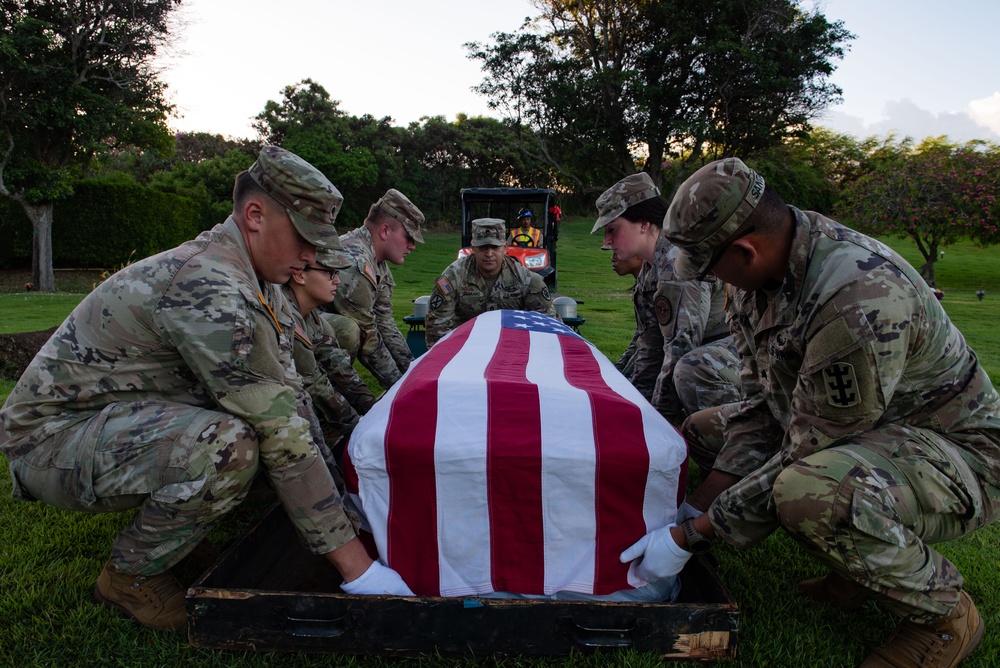 DPAA conduct Korean War disinterment
