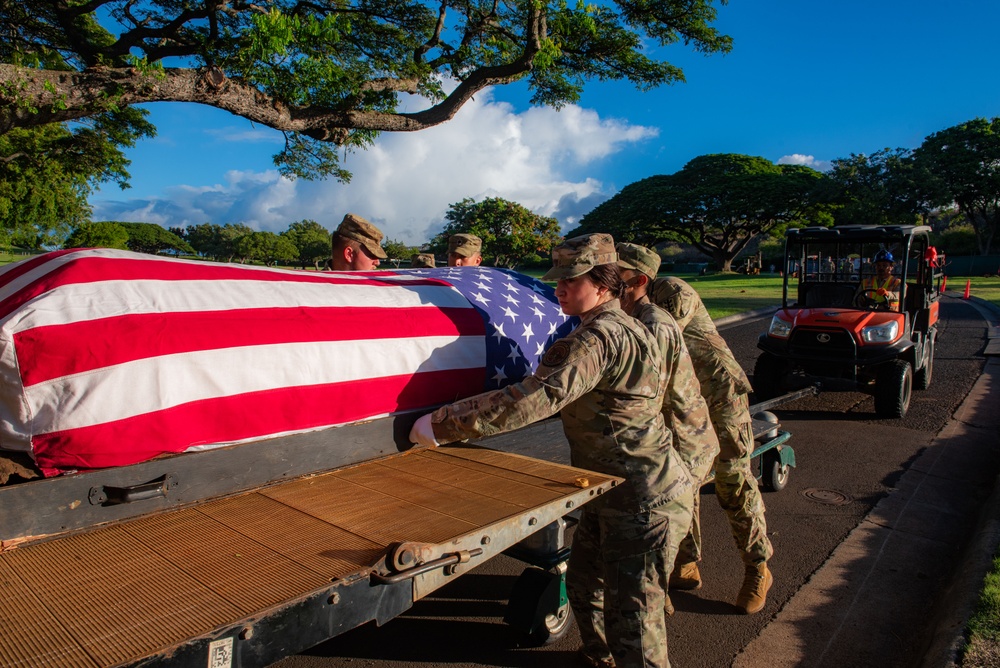 DPAA conduct Korean War disinterment