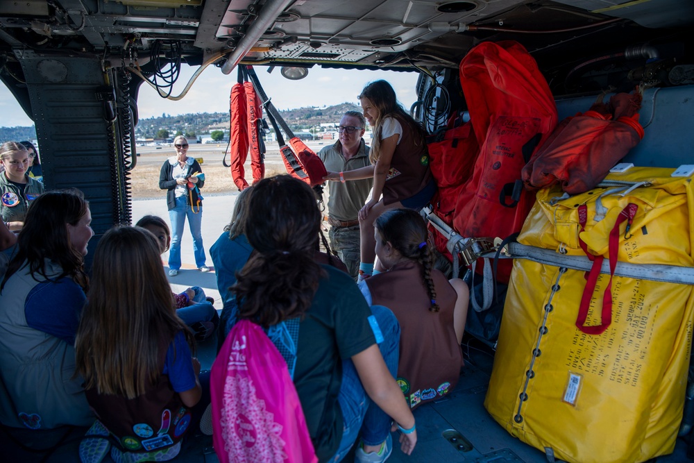 HSC-3 Participates in &quot;Girls in Aviation&quot; Event at Gillespie Air Field