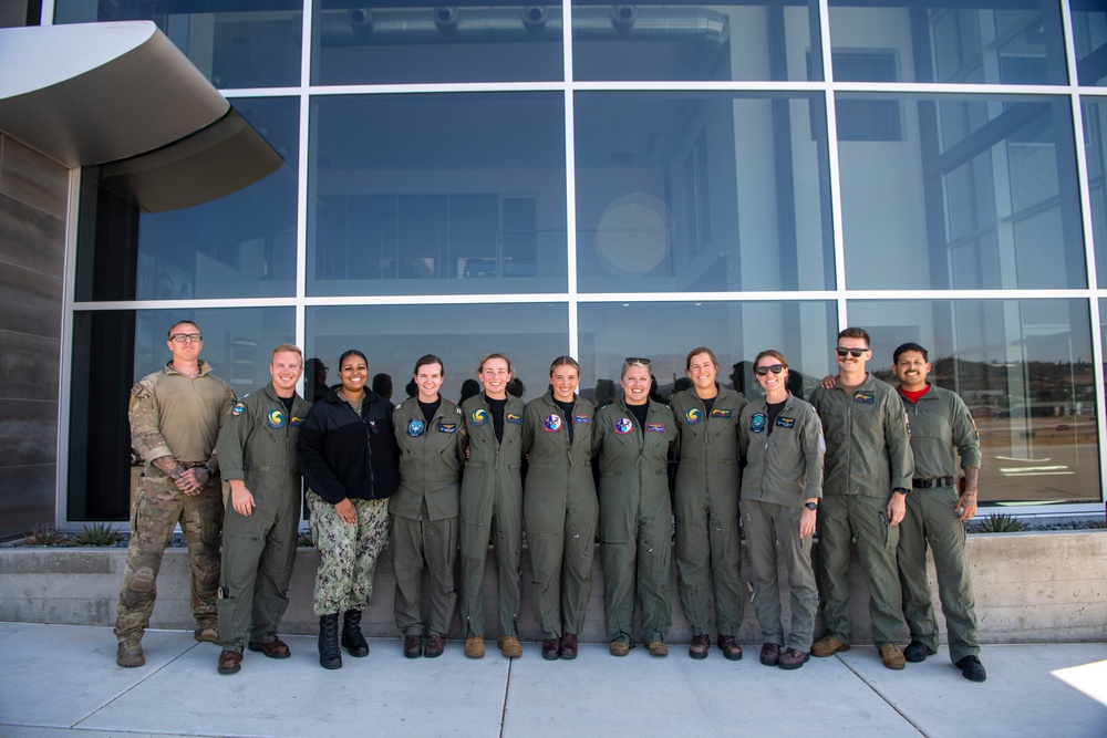 HSC-3 Participates in &quot;Girls in Aviation&quot; Event at Gillespie Air Field