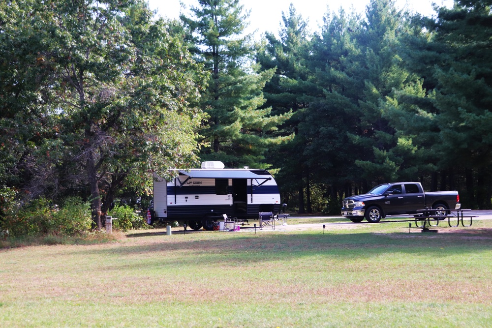 Try a 2024 fall stop at Fort McCoy’s Pine View Campground, Pine View Recreation Area