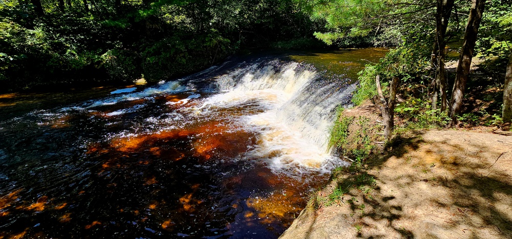 Fort McCoy's Trout Falls in Pine View Recreation Area