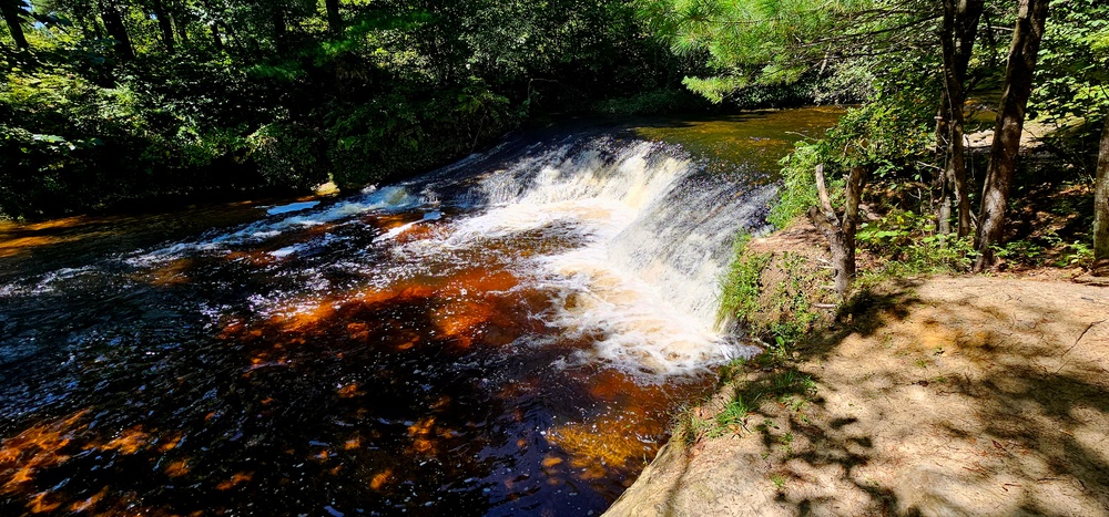 Fort McCoy's Trout Falls in Pine View Recreation Area