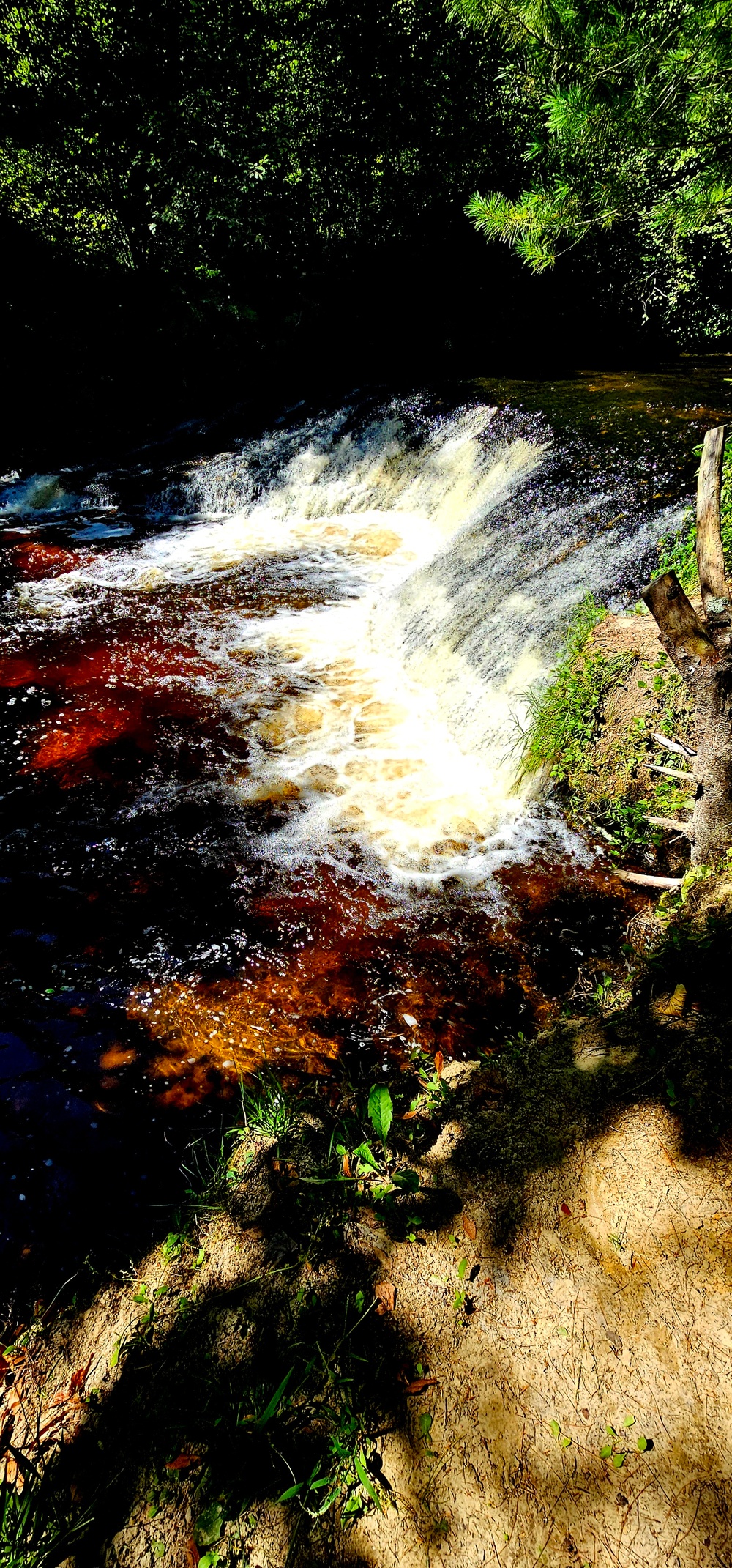 Fort McCoy's Trout Falls in Pine View Recreation Area