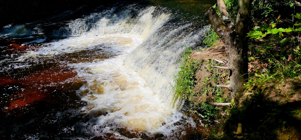 Fort McCoy's Trout Falls in Pine View Recreation Area