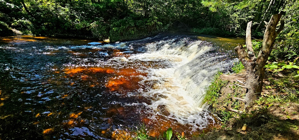 Fort McCoy's Trout Falls in Pine View Recreation Area