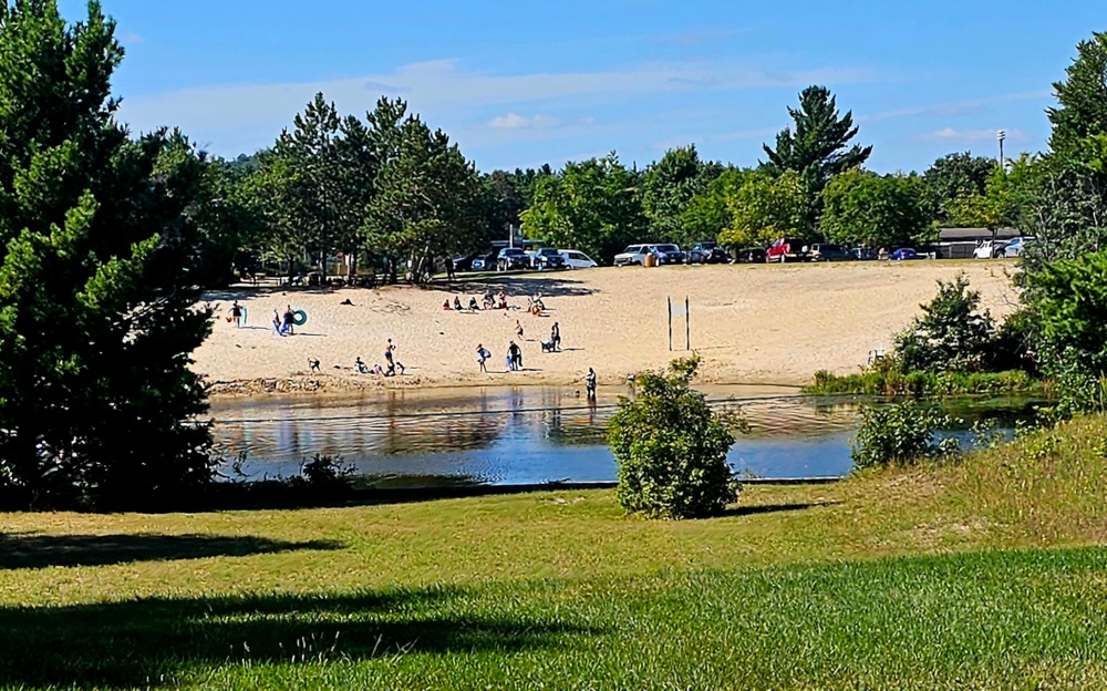 Fort McCoy's Trout Falls in Pine View Recreation Area